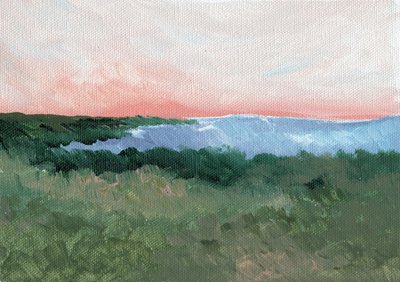 Pink Sky Coastal View by Nikita Jariwala