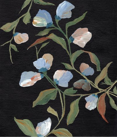 Sweet Pea Blooms by Nikita Jariwala
