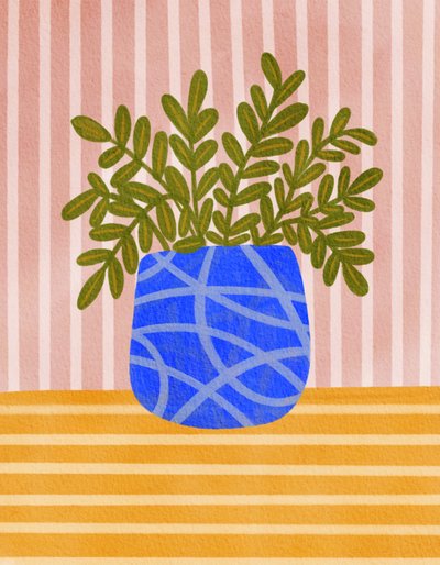 Vibrant Indoor Plant by Nikita Jariwala