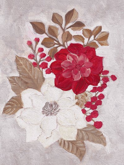 Winter Floral Bouquet by Nikita Jariwala