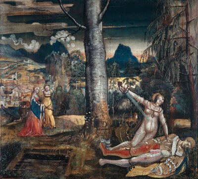Pyramus and Thisbe, c.1513-14 by Niklaus Manuel