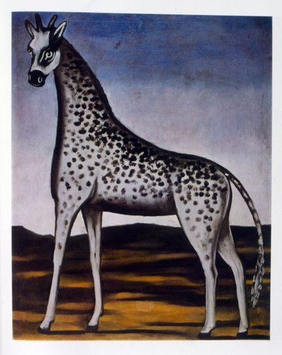 Giraffe by Niko Pirosmani