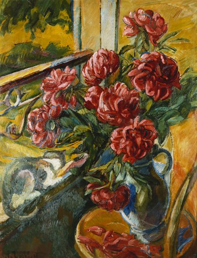 Cat on the Edge of the Window by Nikolai Alexandrovich Tarkhoff