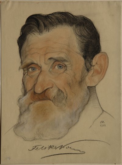 Portrait of Feliks Yakovlevich Kon by Nikolai Andreevich Andreev