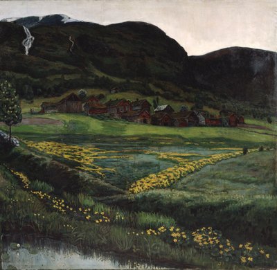 June Night and Buttercup Night by Nikolai Astrup