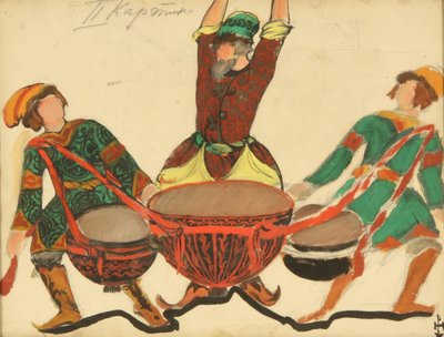 Costume design for the opera Snow Maiden by N. Rimsky-Korsakov by Nikolai Konstantinowitsch Roerich