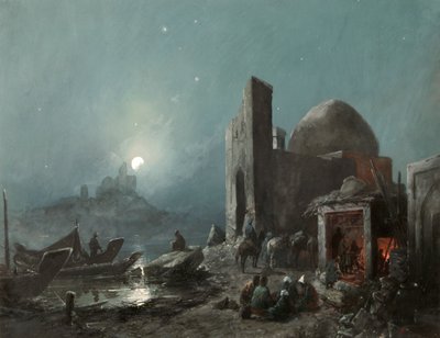 A Scene from Life in Central Asia by Nikolai Nikolayevich Karasin