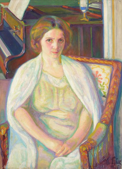 Portrait of Alviina Hyllestedt by Nikolai Triik