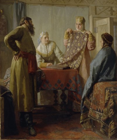 Scene from Everyday Life of the 17th Century by Nikolai Vasilyevich Nevrev