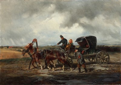 On the Road to the Tooth Puller, 1873 by Nikolai Yegorovich Sverchkov