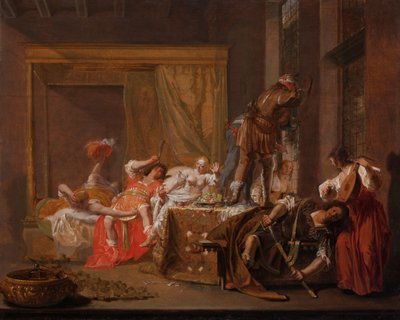 Scene from the Wedding of Messalina and Gaius Sillius by Nikolaus Knüpfer