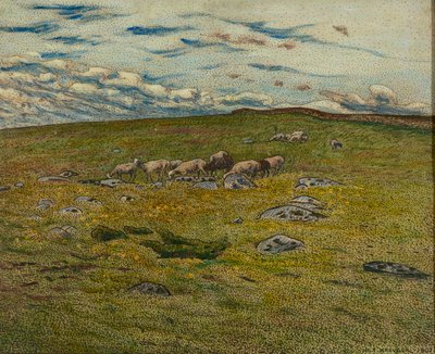 Grazing Sheep by Nils Kreuger