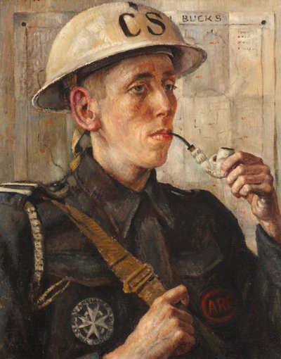 Air Raid Precautions Superintendent McGill by Nora Lucy Mowbray Cundell