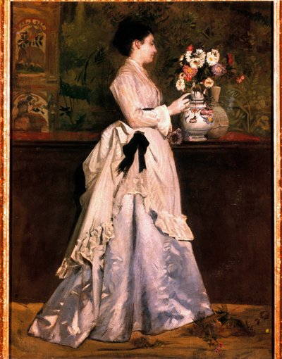 The Woman in the Bouquet by Norbert Goeneutte