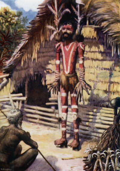 A Memorial Effigy, Malekula, New Hebrides by Norman Hardy