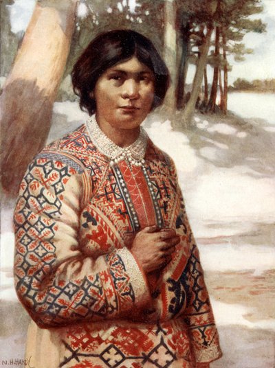 An Ostiak Woman, Siberia by Norman Hardy