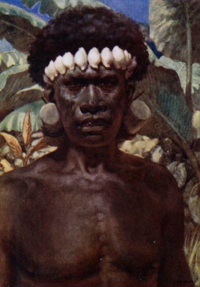 Portrait of a Solomon Island Cannibal by Norman Hardy