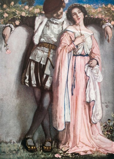 Beatrice and Benedick. Much Ado About Nothing – Act IV, Scene 1 by Norman Mills (after) Price