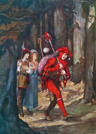 Rosalind and Celia in the Forest of Arden. As You Like It – Act II, Scene 4 by Norman Mills (after) Price