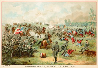 Stonewall Jackson at the Battle of Bull Run by North American