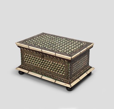 Large box without figural decoration, executed in the certosina technique, 15th century by Northern Italian School