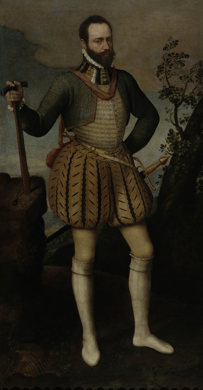 Portrait of a Man in Armour by Northern Italian School