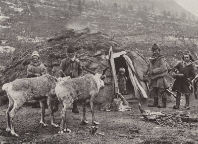 A Lapp Family by Norwegian Photographer