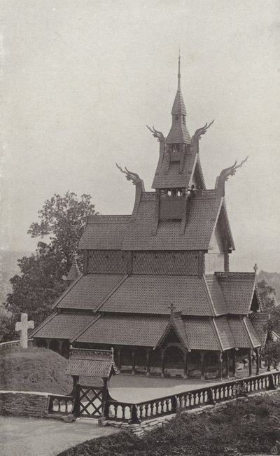 Fortun Timber Church by Norwegian Photographer