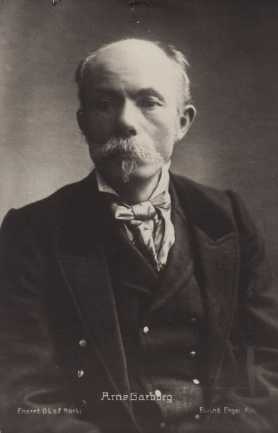 Portrait of Arne Garborg by Norwegian Photographer