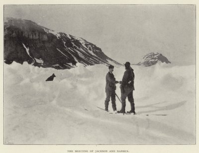 The meeting of Jackson and Nansen by Norwegian Photographer