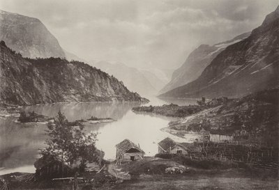 View of the Loen Lake, Nordfjord by Norwegian Photographer