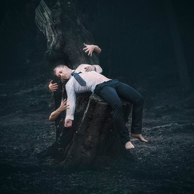 Surreal Forest Slumber by Nuno Araujo