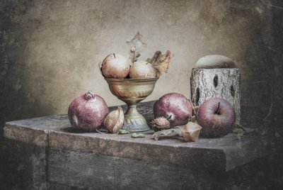 Rustic Autumn Still Life by OSAMA OMAR ALIE