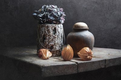 Vintage Floral Still Life by OSAMA OMAR ALIE