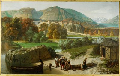 Roman Villa Built at the Foot of the Dauphiné Alps, Some Time After the Conquest of Gaul by Octave Penguilly L