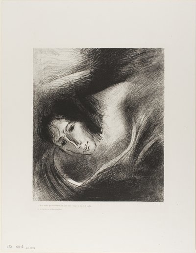 And the Devil that had Deceived them was Cast into the Lake of Fire and Brimstone, Where the Beast and the False Prophet Are, plate 10 of 12 by Odilon Redon