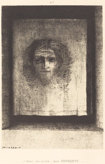 It was a Veil, an Imprint by Odilon Redon