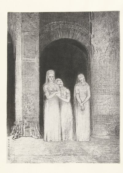 The Priestesses Were Waiting by Odilon Redon