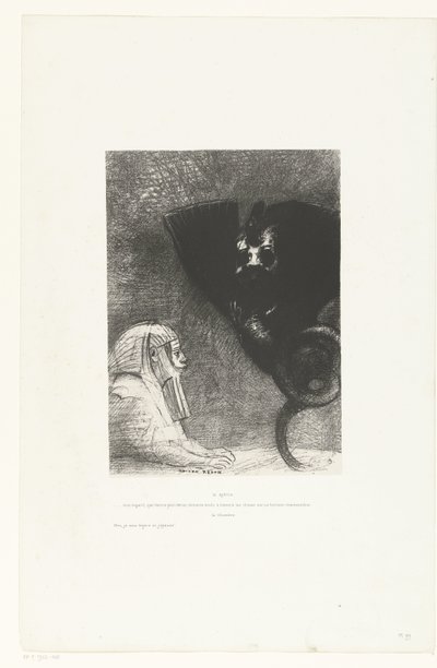 The Sphinx and the Chimera by Odilon Redon