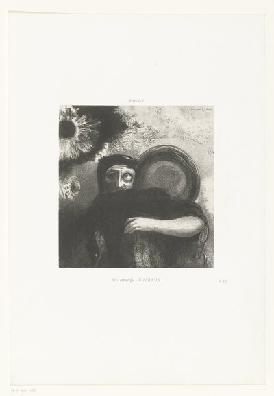 A Strange Juggler by Odilon Redon