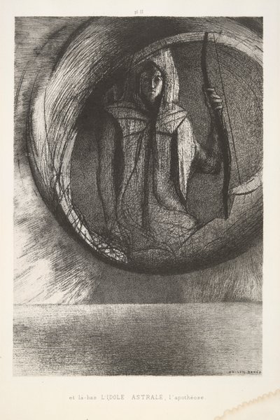 And Over There by Odilon Redon