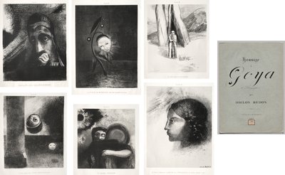Homage to Goya by Odilon Redon