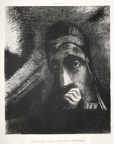 Homage to Goya: In My Dream I Saw in the Sky a Face of Mystery by Odilon Redon