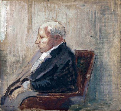 Seated Man by Odilon Redon