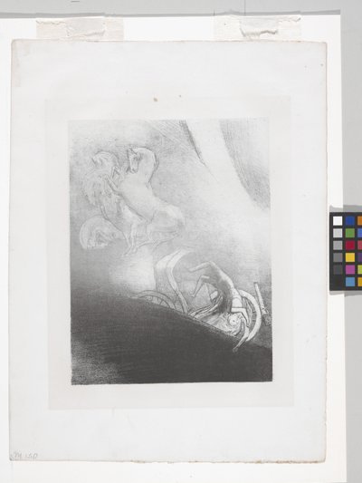 He Falls Into The Abyss... by Odilon Redon