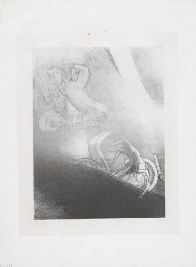 He Falls into the Abyss by Odilon Redon
