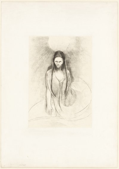 Intelligence was Mine! I Became the Buddha, Plate 12 of 24 by Odilon Redon