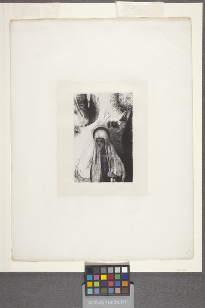 The Old Woman: "What Are You Afraid Of?" by Odilon Redon