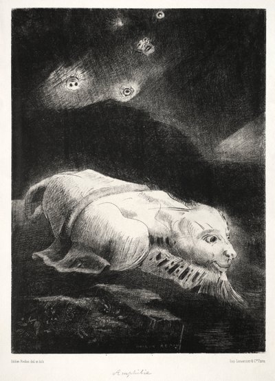 Origins: When Life Was Awakening in the Depths of Obscure Matter by Odilon Redon