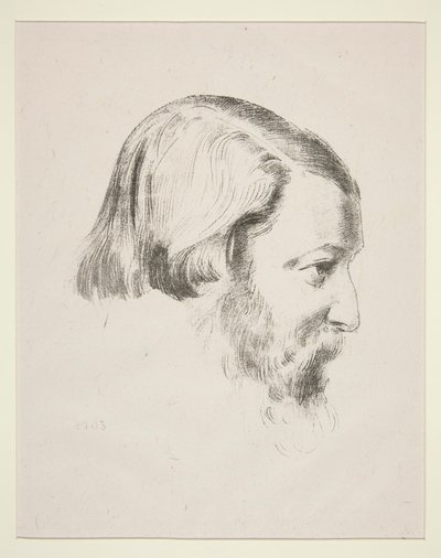 Portrait of Paul Sérusier by Odilon Redon